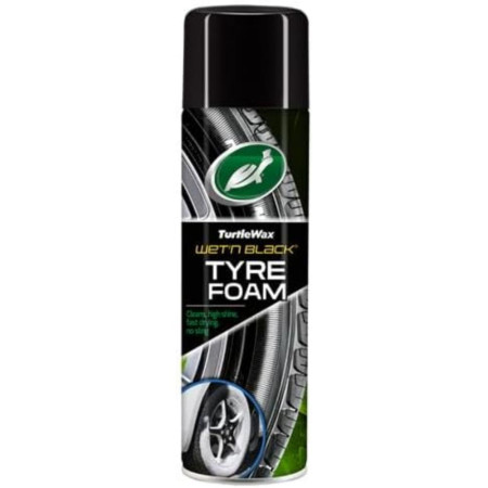 Turtle Wax Wet 'N Black Tire Foam 510gm Turtle Wax Wet 'N Black Tire Foam 510gm